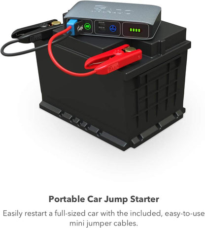 Bolt Compact Portable - Car Battery Jump Starter with 2 USB Ports to Charger Devices, Portable - Rose Gold