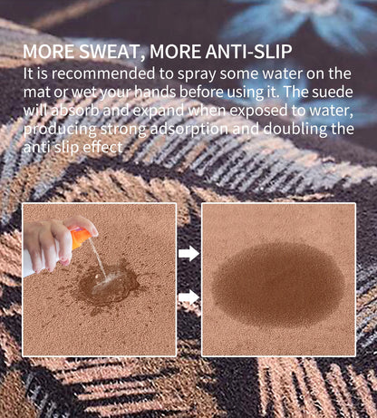 Yoga Mat Premium Printing Non Slip Exercise & Fitness Mat for All Types of Yoga, Pilates & Floor Workouts (72" X 24" X 6Mm Thick)